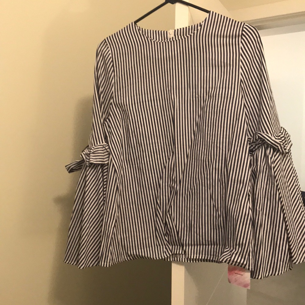 Blue and white Shirt